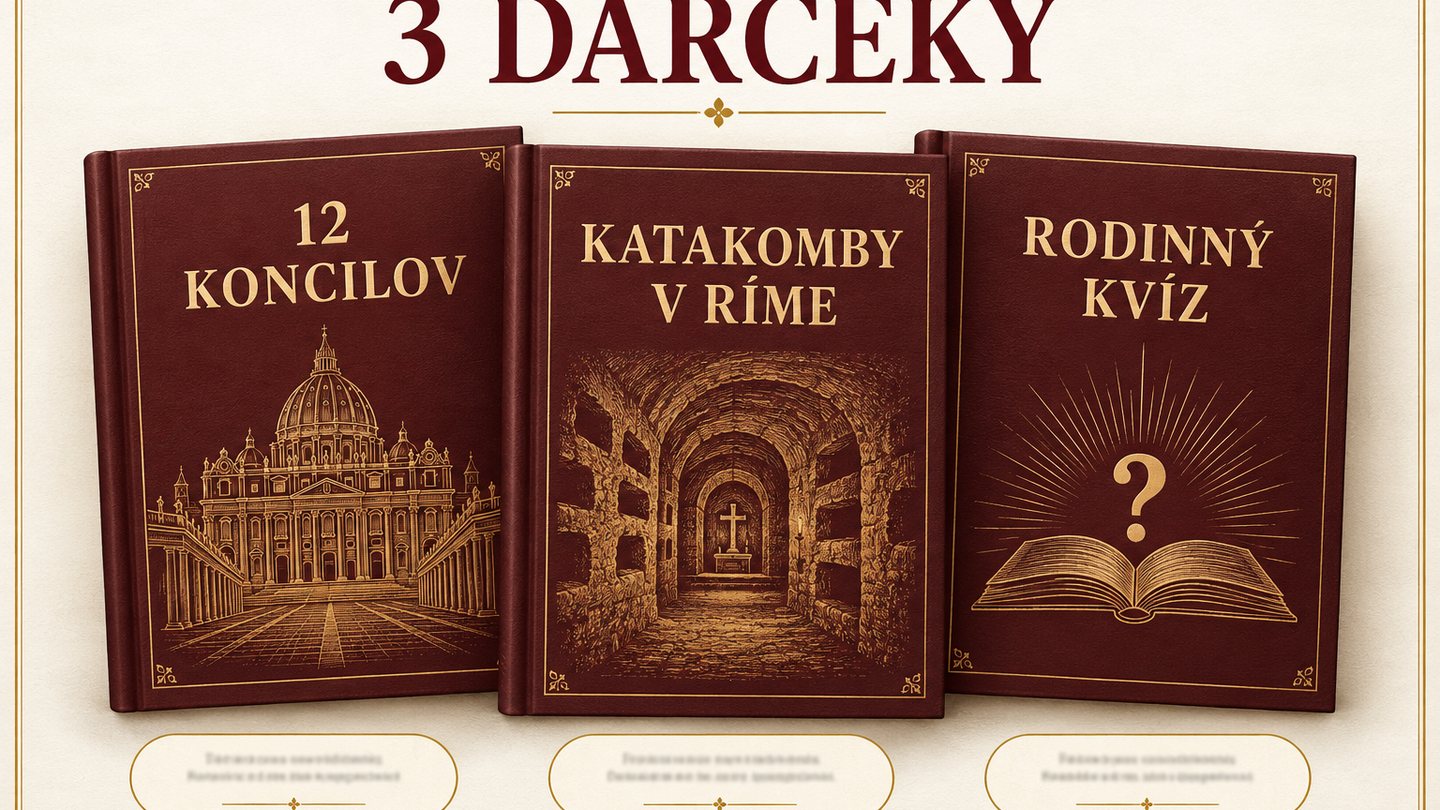Tri darčeky: 12 koncilov, Katakomby v Ríme a Rodinný kvíz